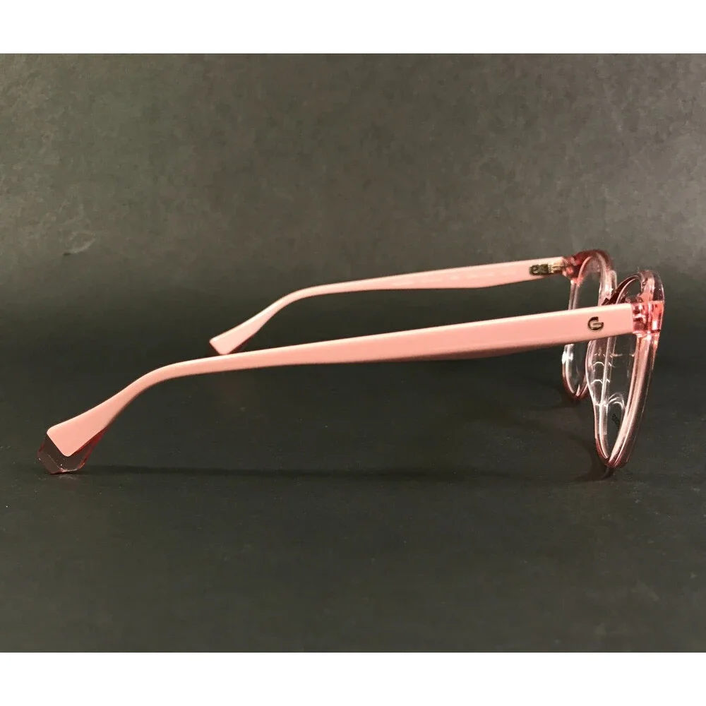 Gigi Studios Eyeglasses Frames ALMA GS9011/060 Clear Pink Cat Eye Full 53-16-140